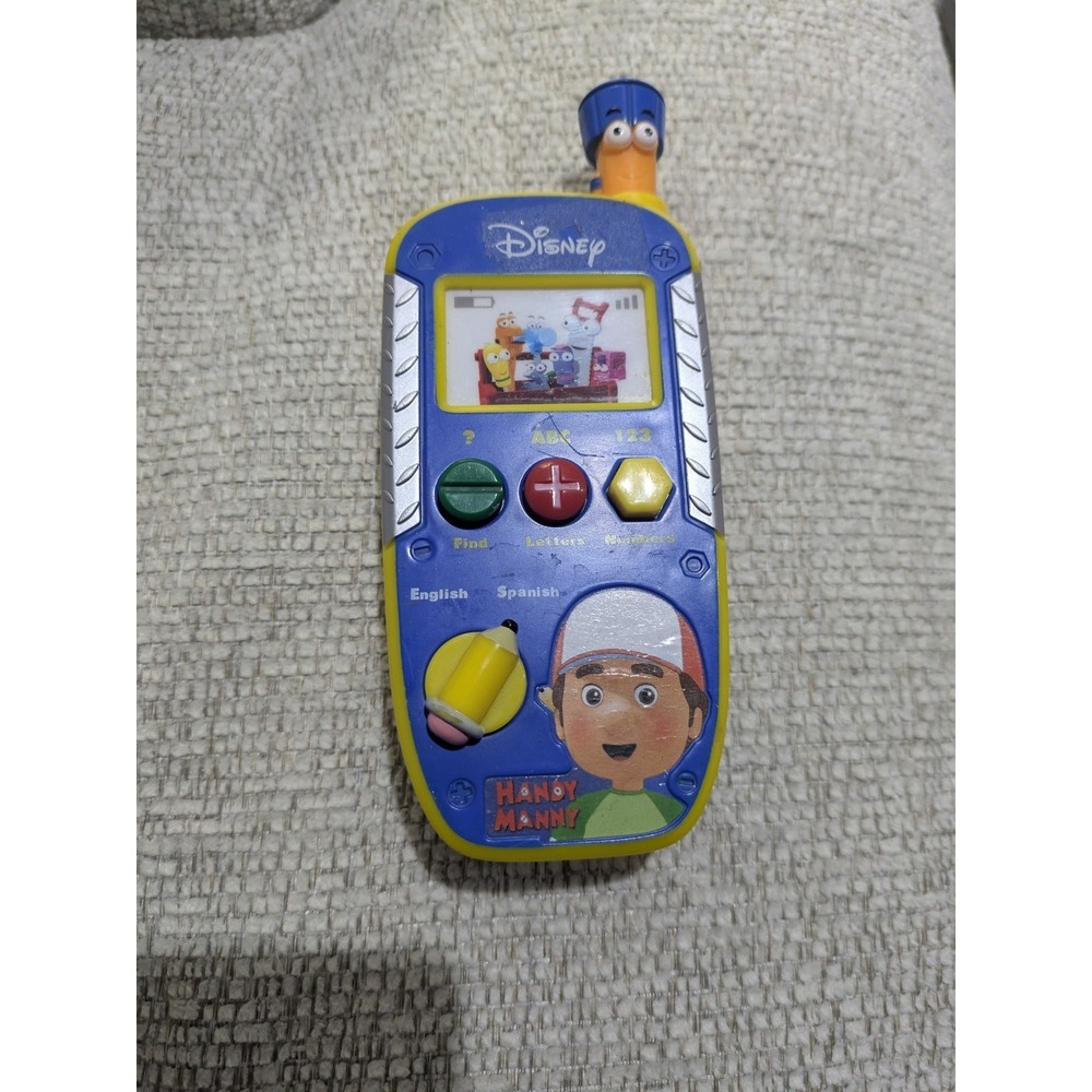 Handy Manny Manny's Learning Phone Spanish & English Disney V-Tech HTF VERY RARE